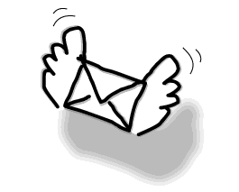 Mail with wings
